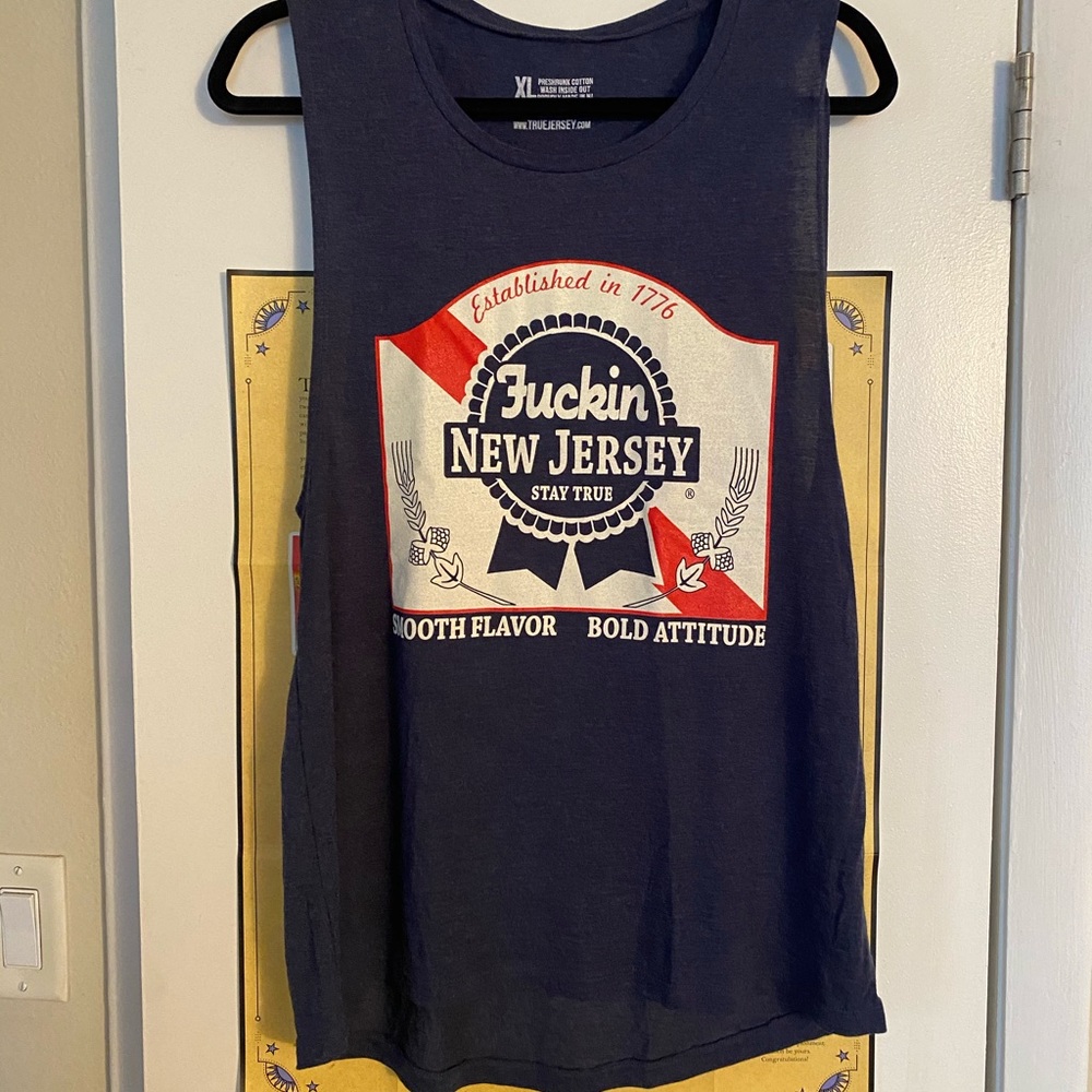 Badass New Jersey Tank by Jersey Strong US Made